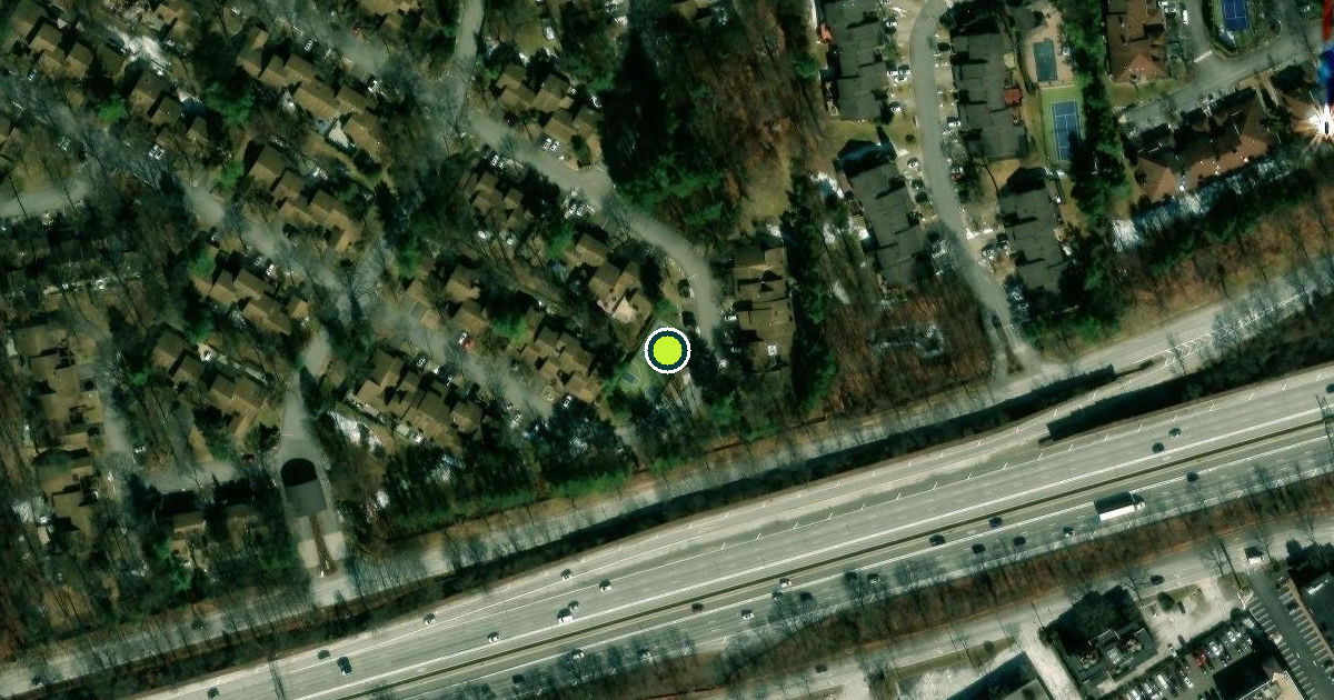 Satellite view of Nassau County Pickleball Courts