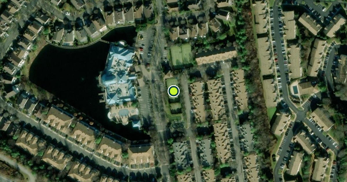 Satellite view of Nassau County Pickleball Courts