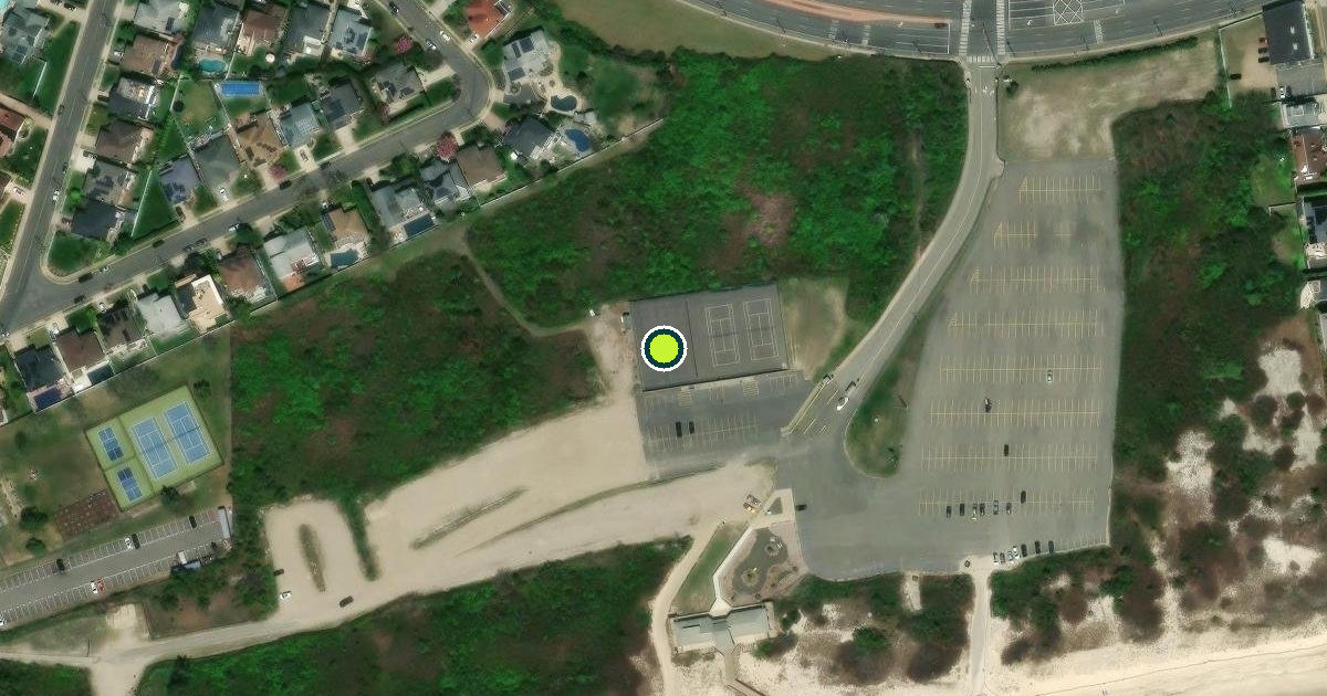Satellite view of Nassau County Pickleball Courts