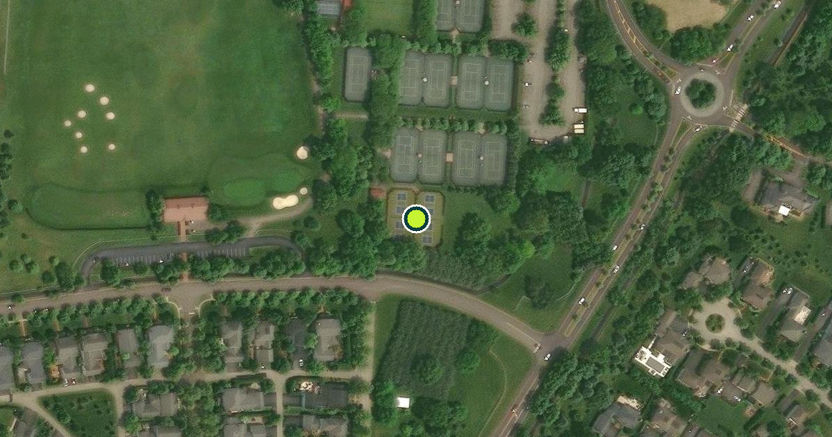 Satellite view of New Albany Pickleball Courts