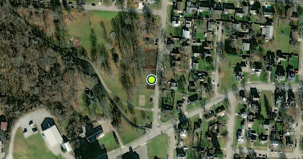 Satellite view of New Carlisle Pickleball Courts