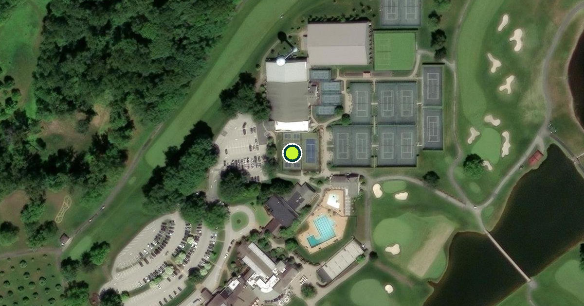 Satellite view of New Castle County Pickleball Courts