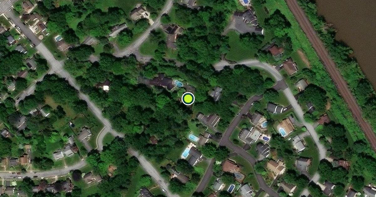 Satellite view of New Cumberland Pickleball Courts