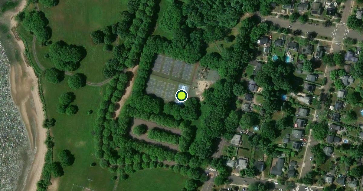 Satellite view of New Haven Pickleball Courts