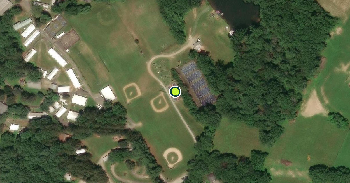 Satellite view of New London Township Pickleball Courts