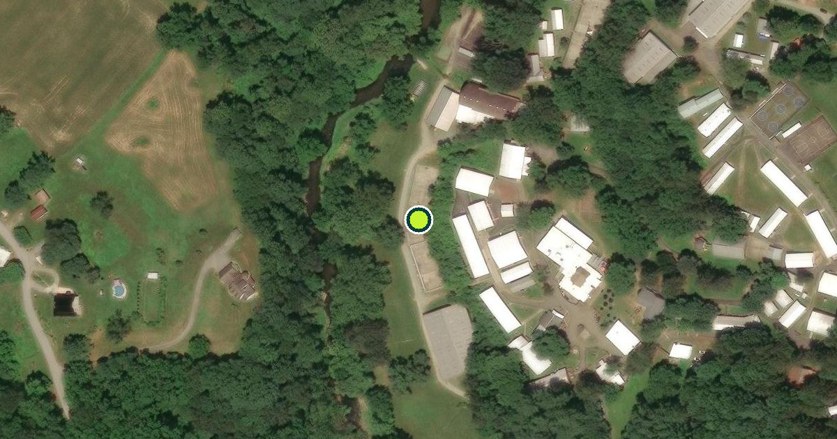 Satellite view of New London Township Pickleball Courts