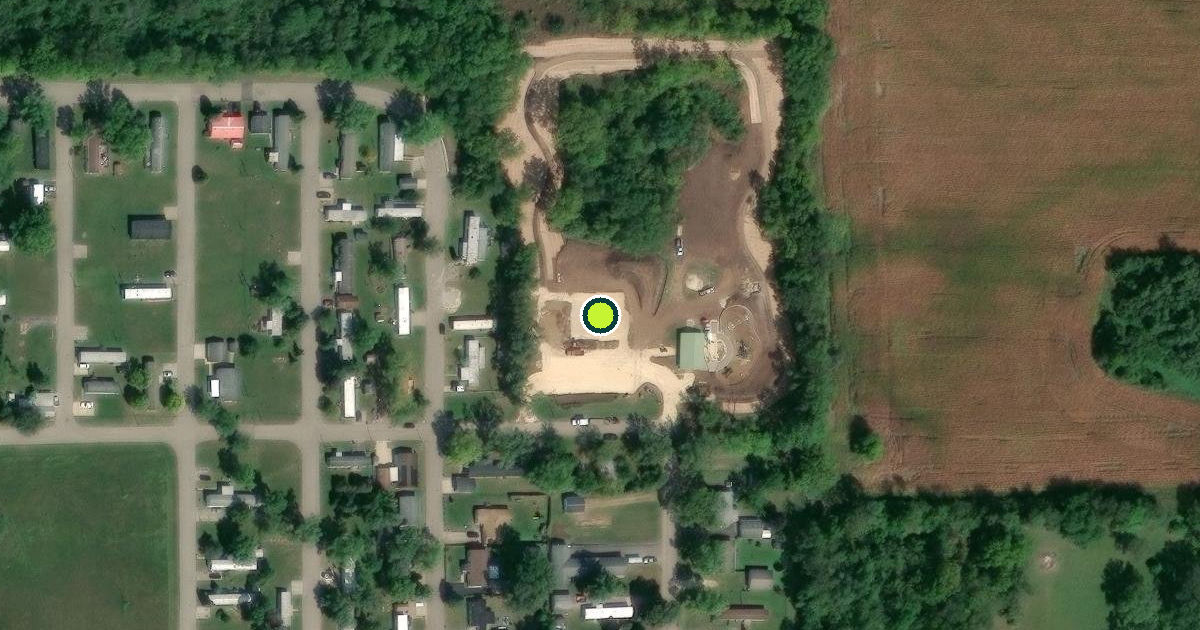 Satellite view of New Milford Pickleball Courts