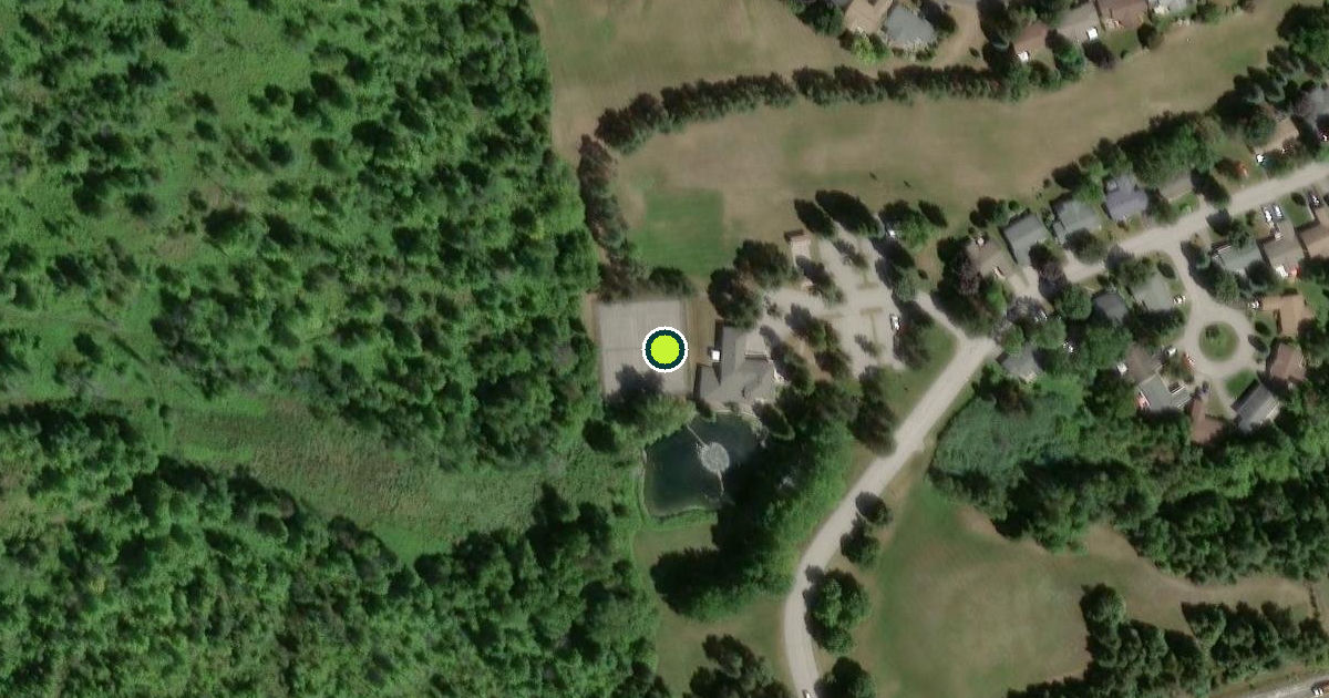 Satellite view of New Tecumseth Pickleball Courts