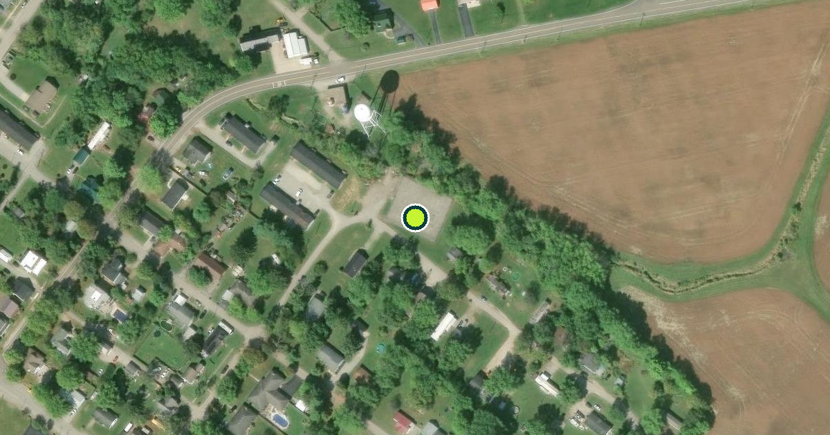 Satellite view of New Vienna Pickleball Courts