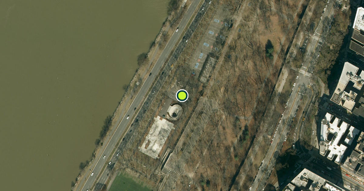Satellite view of New York County Pickleball Courts