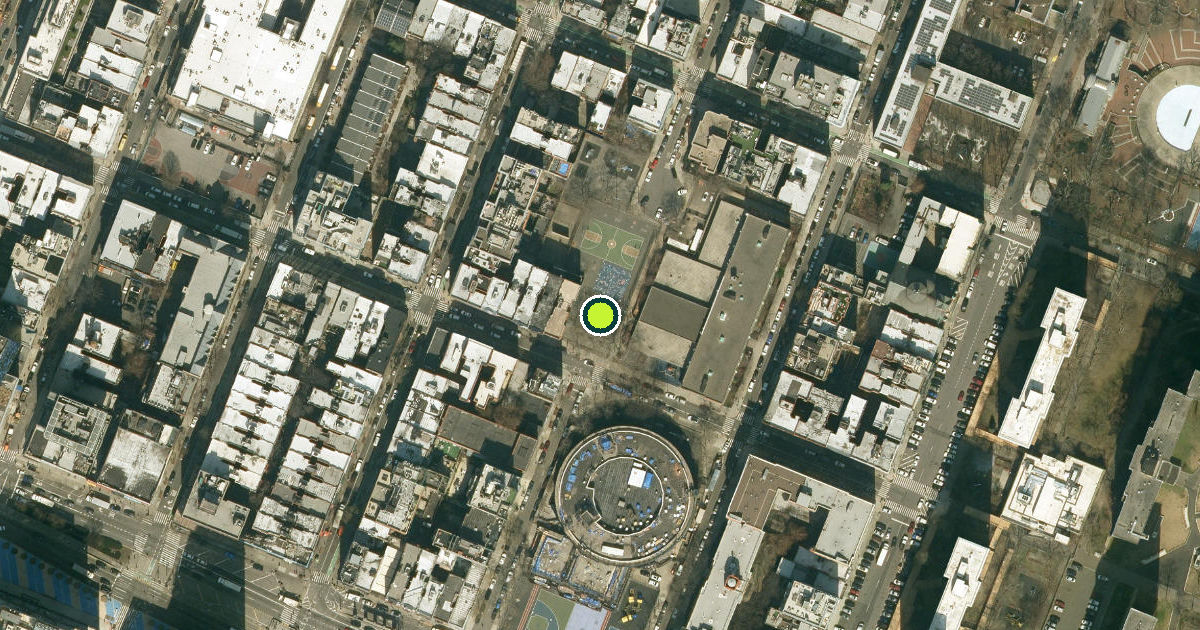 Satellite view of New York County Pickleball Courts