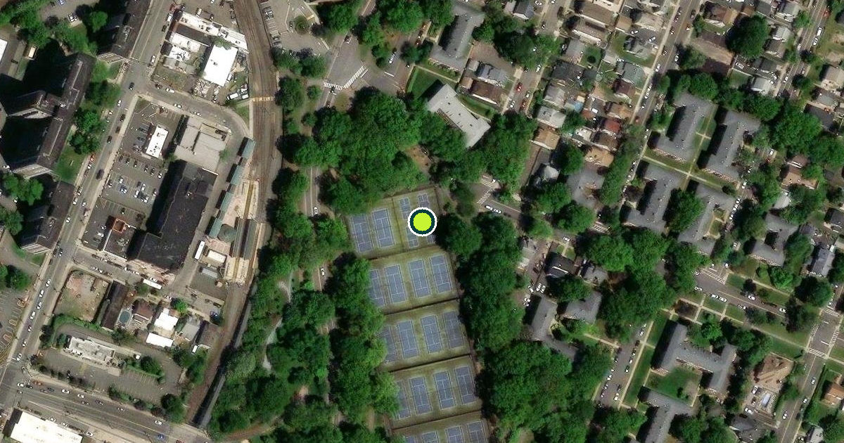 Satellite view of Newark Pickleball Courts