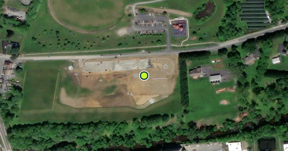 Satellite view of Newark Pickleball Courts
