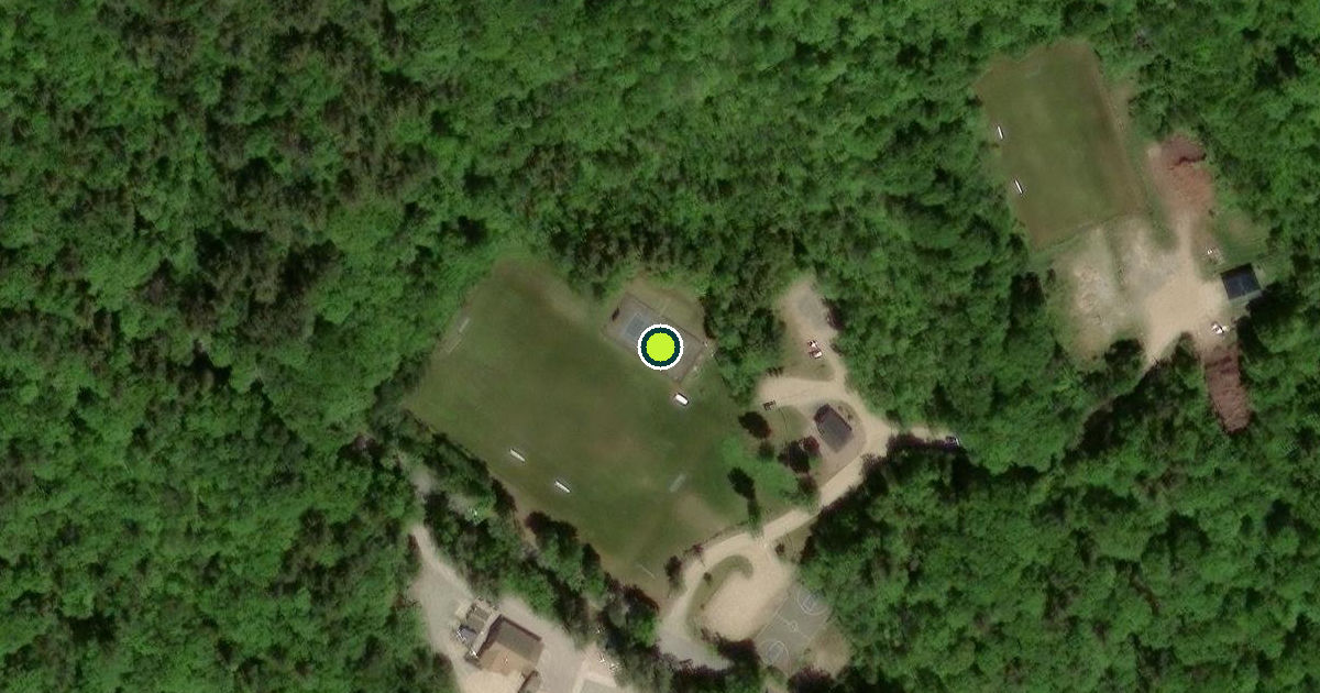 Satellite view of Newbury Pickleball Courts