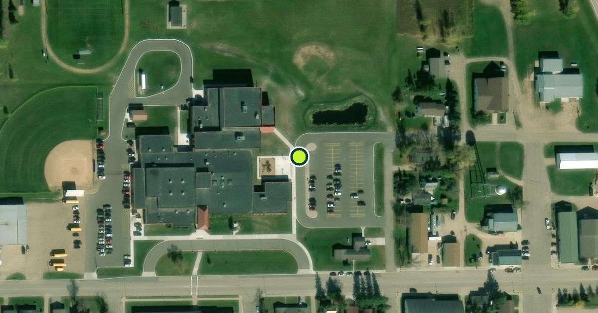 Satellite view of Newfolden Pickleball Courts