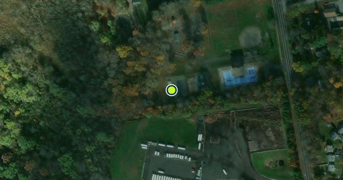 Satellite view of Newington Pickleball Courts