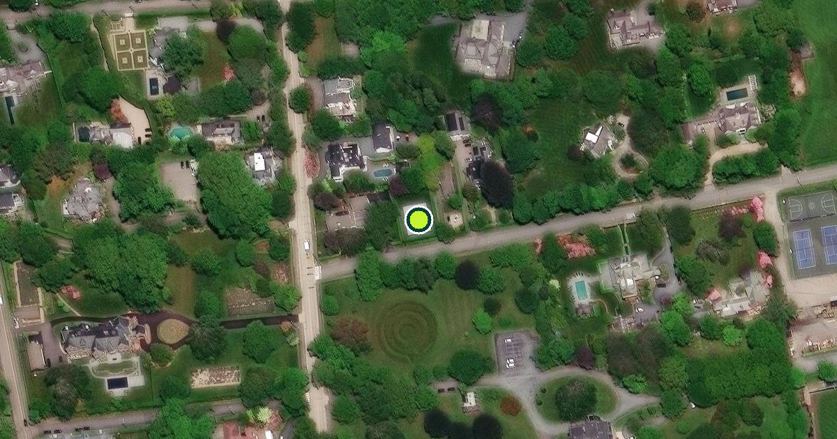 Satellite view of Newport Pickleball Courts