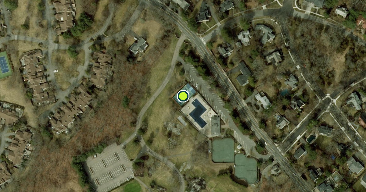 Satellite view of Newton Pickleball Courts