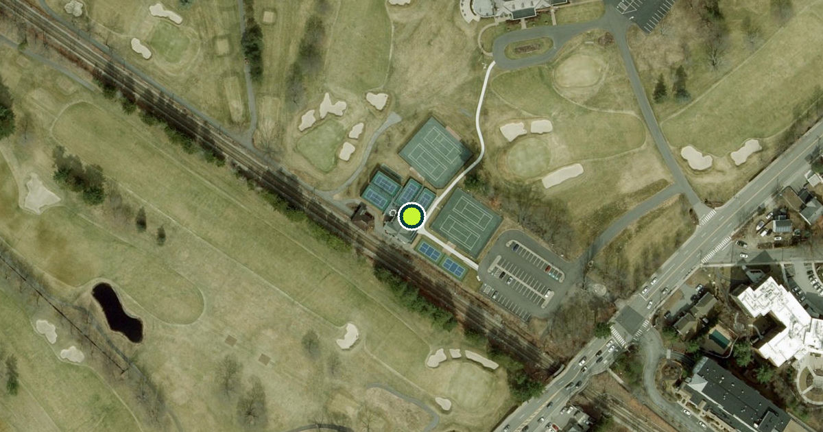 Satellite view of Newton Pickleball Courts