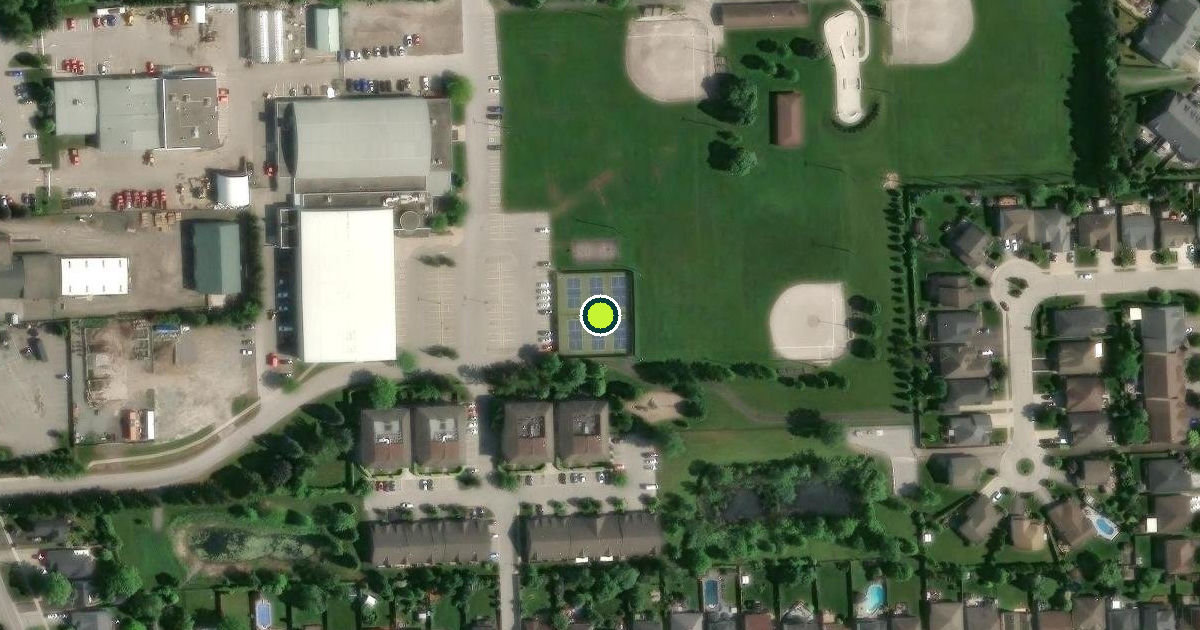 Satellite view of Niagara-on-the-Lake Pickleball Courts