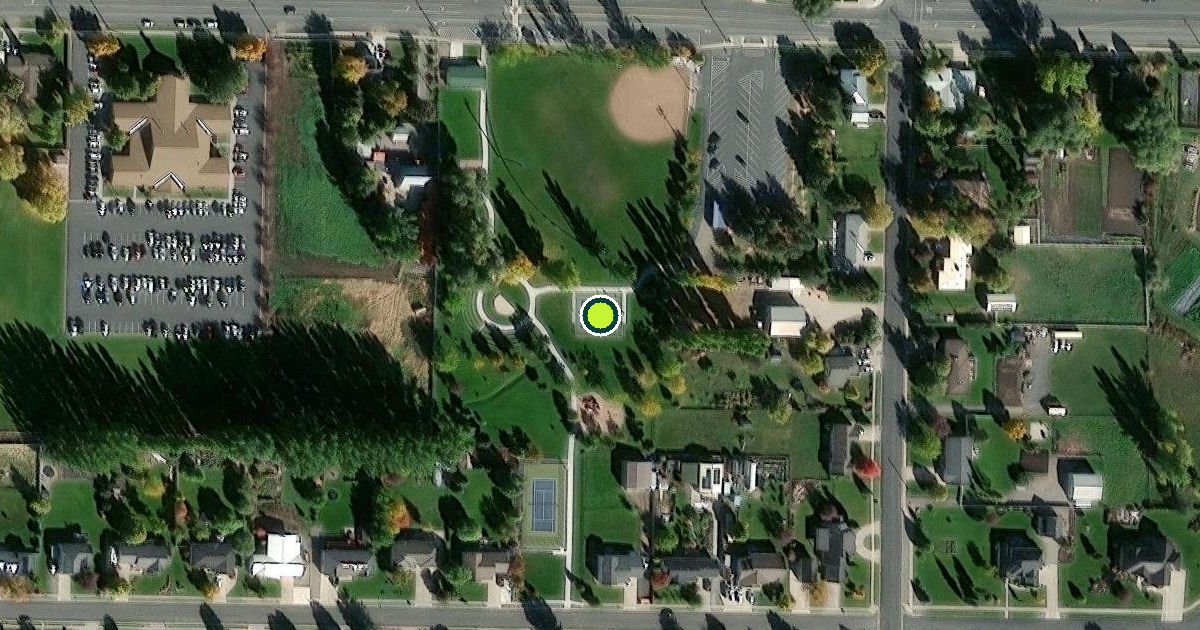 Satellite view of Nibley Pickleball Courts