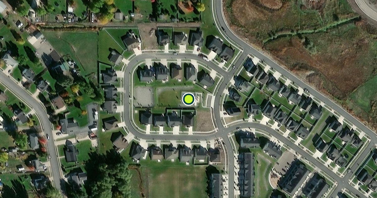 Satellite view of Nibley Pickleball Courts