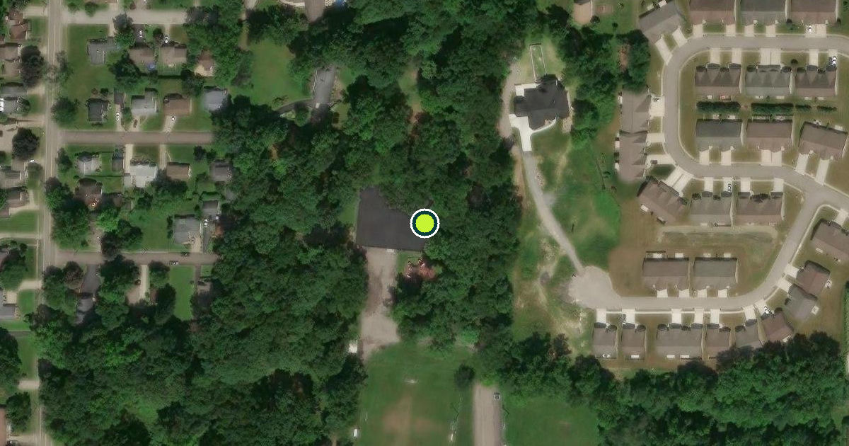 Satellite view of Niles Pickleball Courts