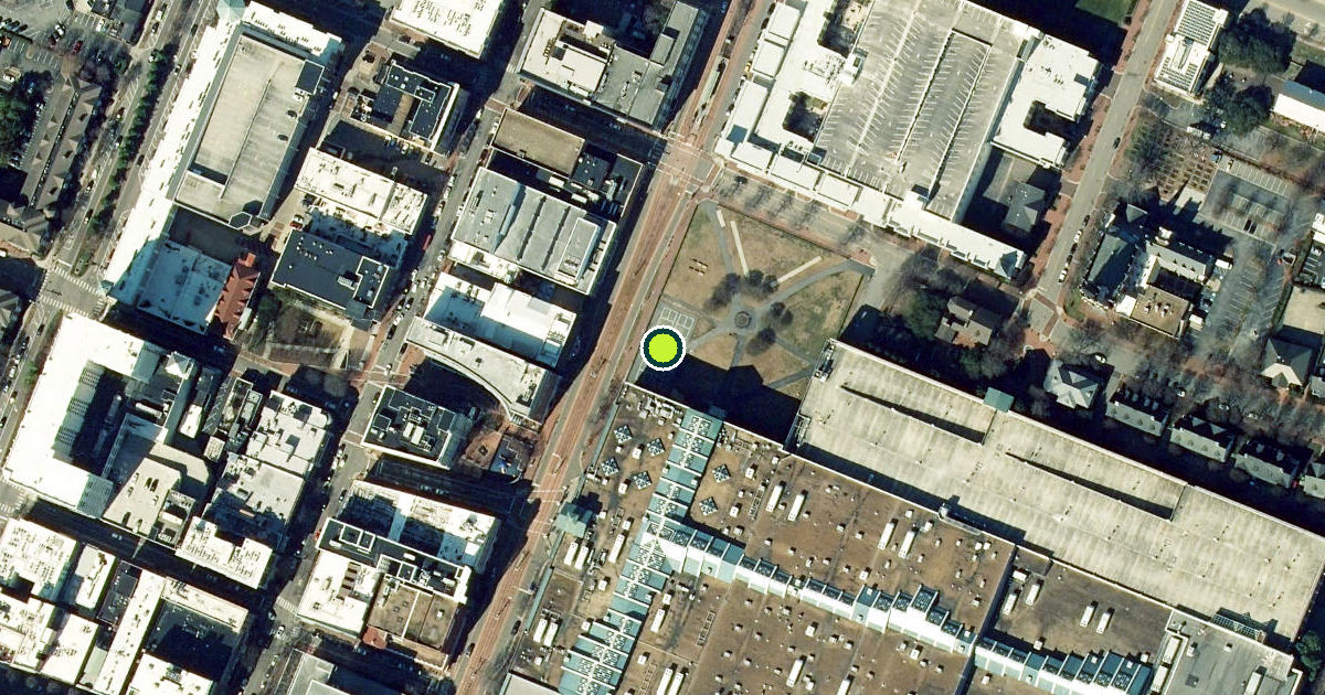 Satellite view of Norfolk Pickleball Courts