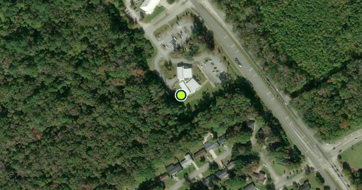 Satellite view of North Charleston Pickleball Courts