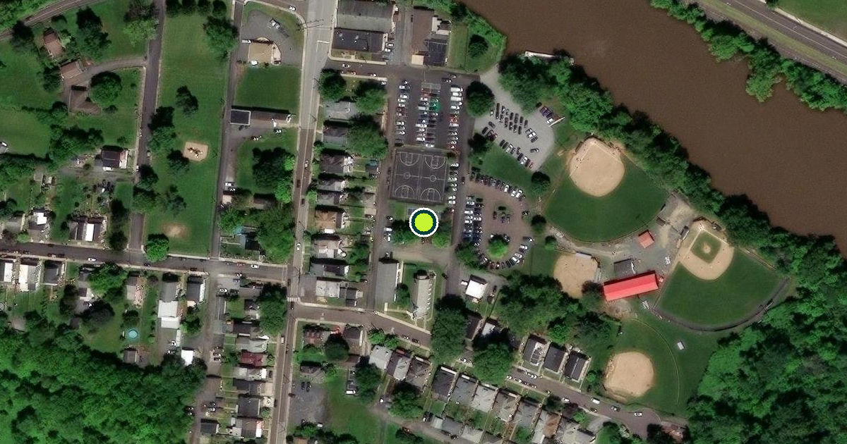 Satellite view of North Coventry Township Pickleball Courts