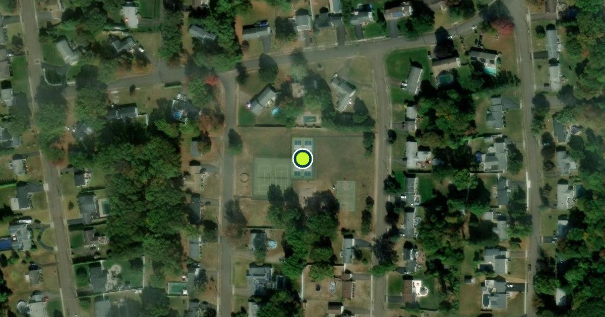 Satellite view of North Haven Pickleball Courts