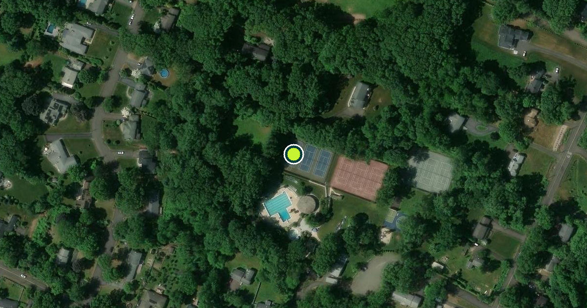 Satellite view of North Haven Pickleball Courts