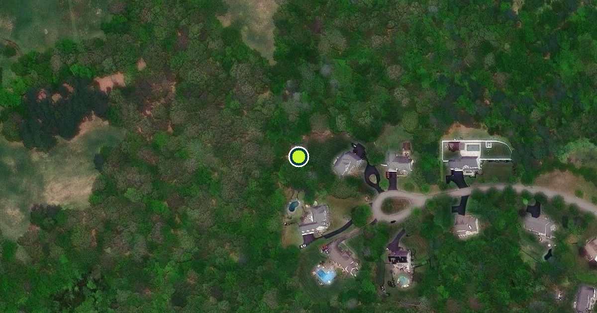 Satellite view of North Kingstown Pickleball Courts