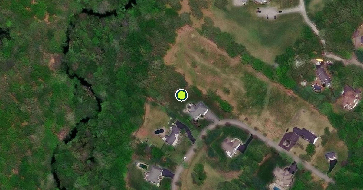 Satellite view of North Kingstown Pickleball Courts