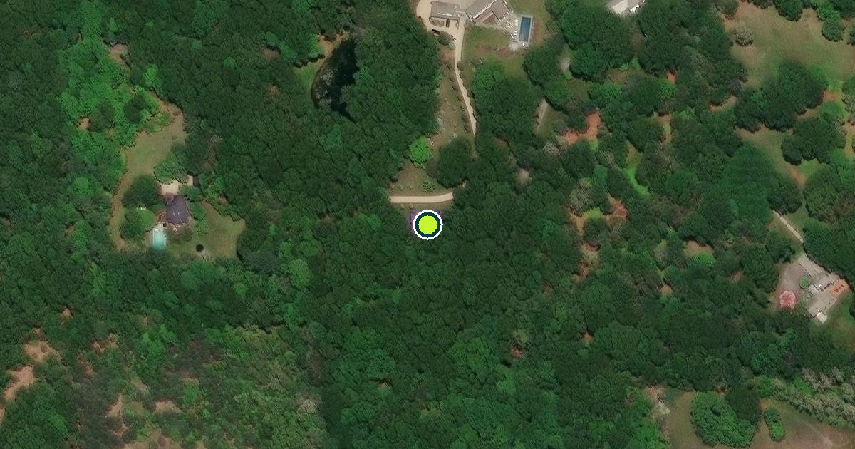 Satellite view of North Kingstown Pickleball Courts