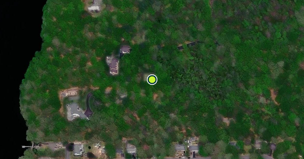 Satellite view of North Kingstown Pickleball Courts