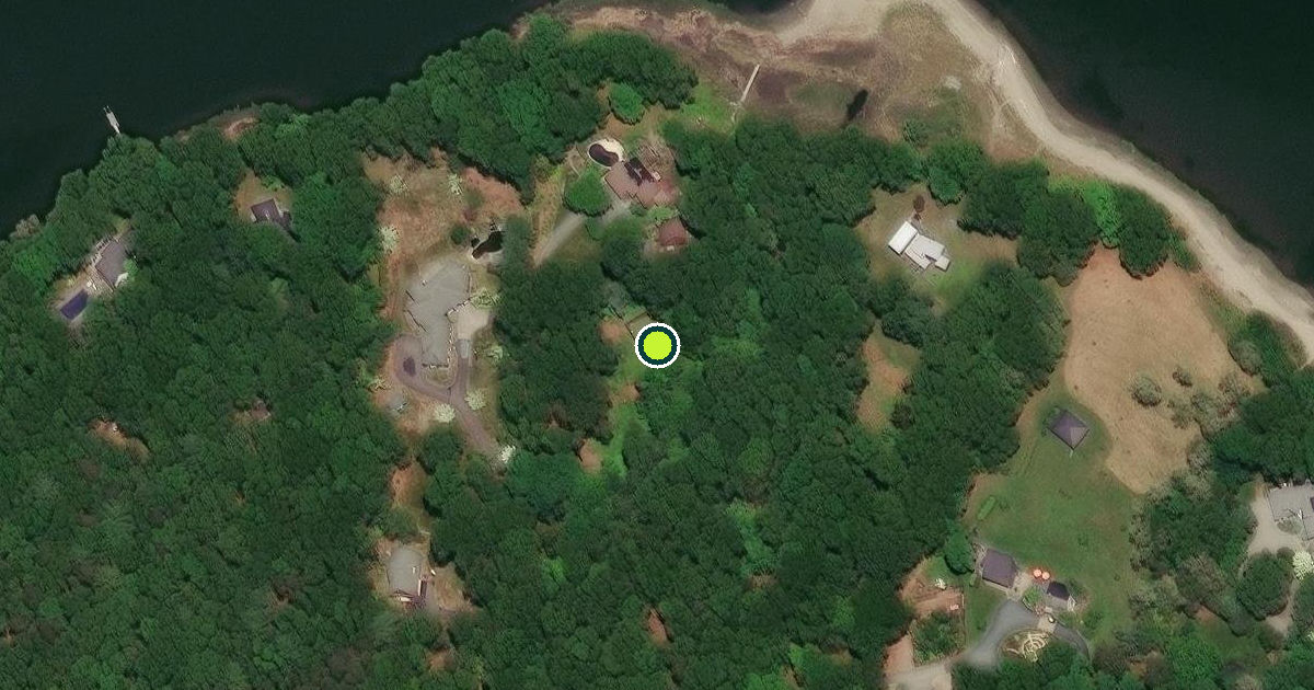 Satellite view of North Kingstown Pickleball Courts