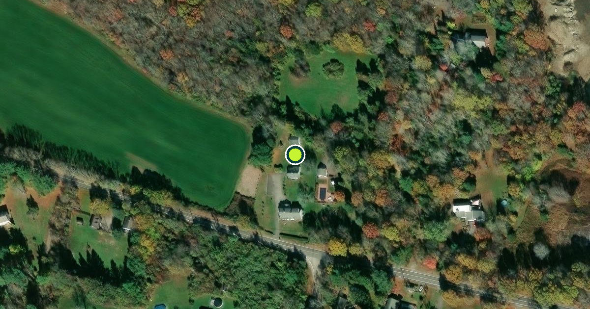Satellite view of North Kingstown Pickleball Courts