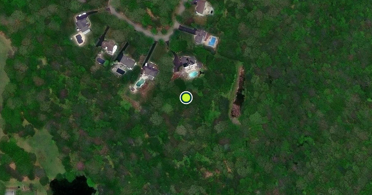 Satellite view of North Kingstown Pickleball Courts