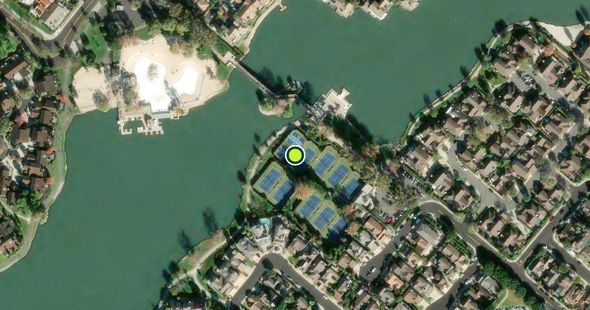 Satellite view of North Lake Tennis Club