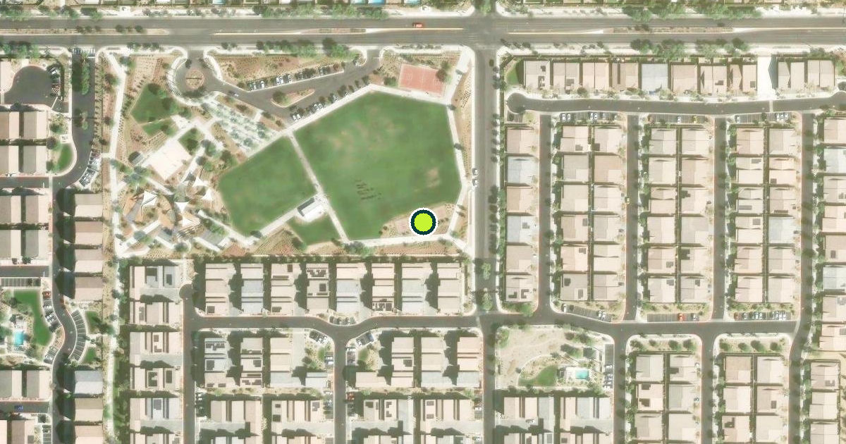 Satellite view of North Las Vegas Pickleball Courts