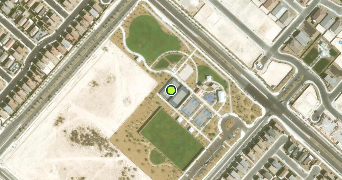 Satellite view of North Las Vegas Pickleball Courts
