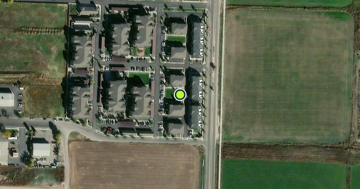 Satellite view of North Logan Pickleball Courts