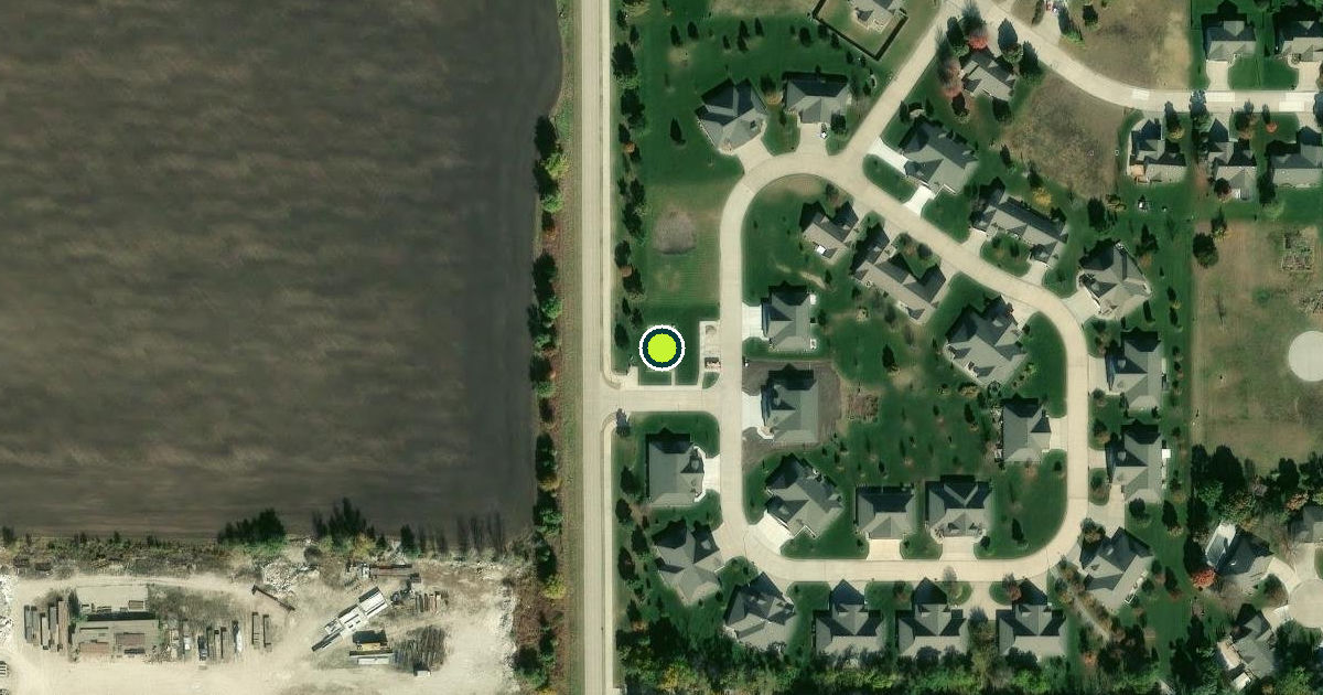 Satellite view of North Newton Pickleball Courts
