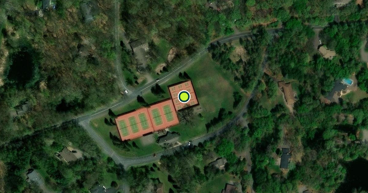 Satellite view of North Oaks Pickleball Courts