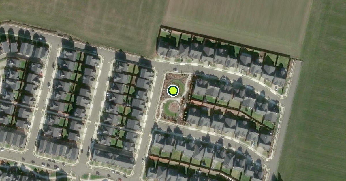 Satellite view of North Plains Pickleball Courts