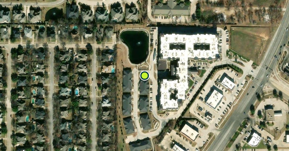 Satellite view of North Richland Hills Pickleball Courts