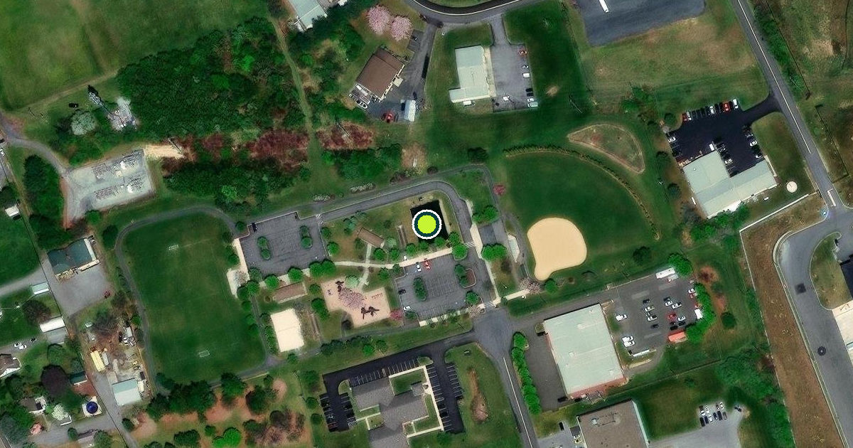 Satellite view of North Whitehall Township Pickleball Courts