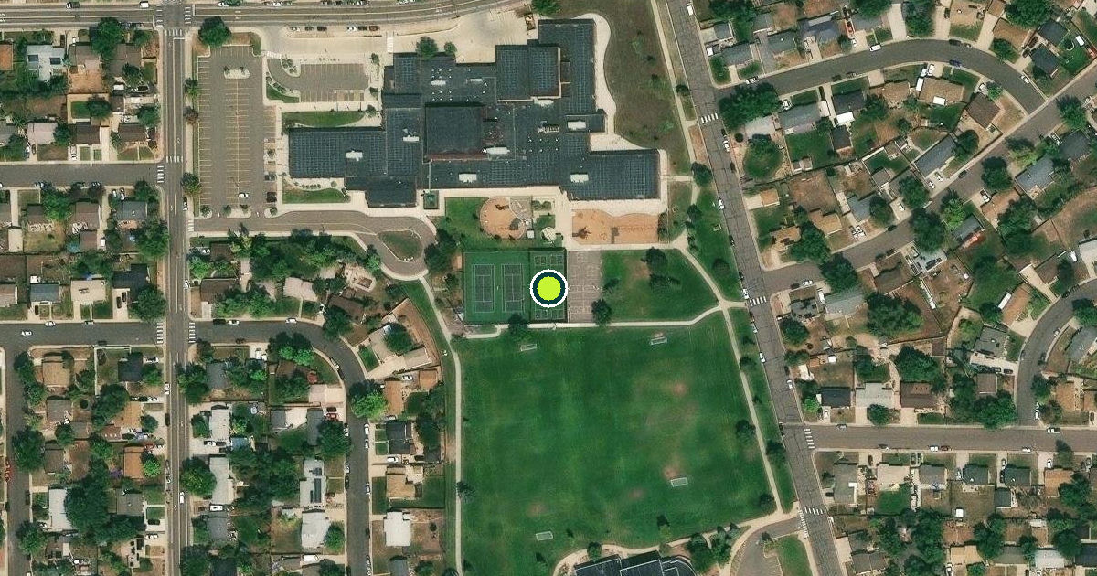 Satellite view of Northglenn Pickleball Courts