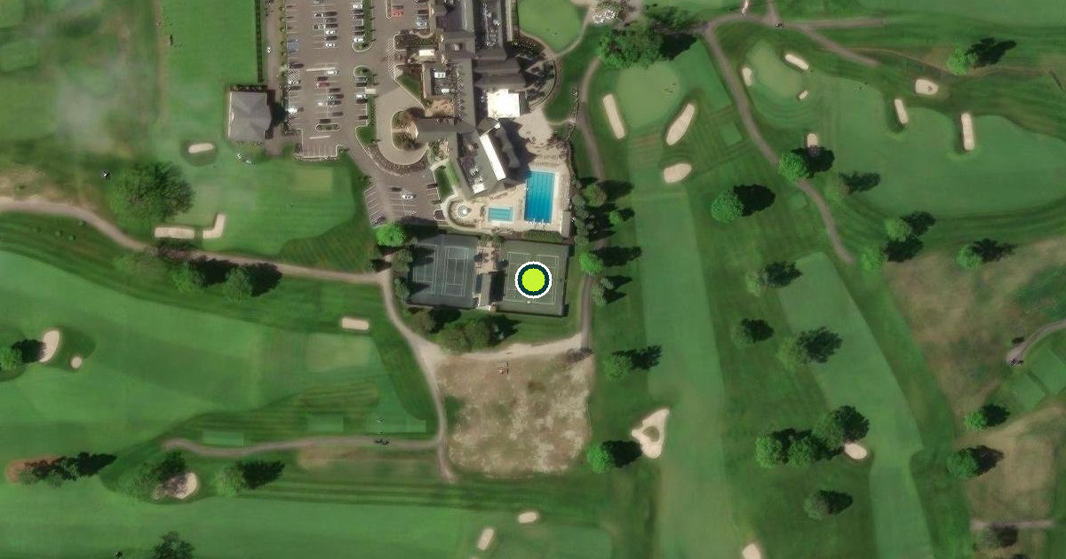 Satellite view of Northville Charter Township Pickleball Courts